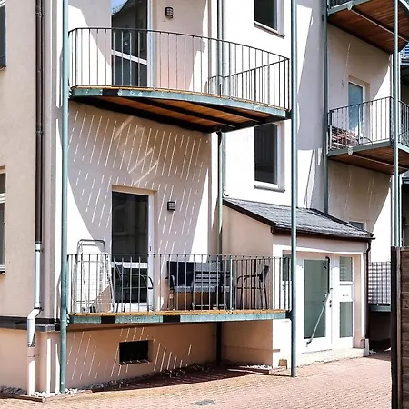 malerische Maisonettewohnung mit zwei Balkonen Plauen Exterior foto